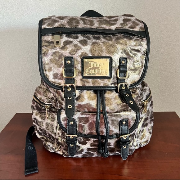 Juicy Couture Handbags - Juicy Couture Leopard Print Backpack 👑 🐆 NWOT